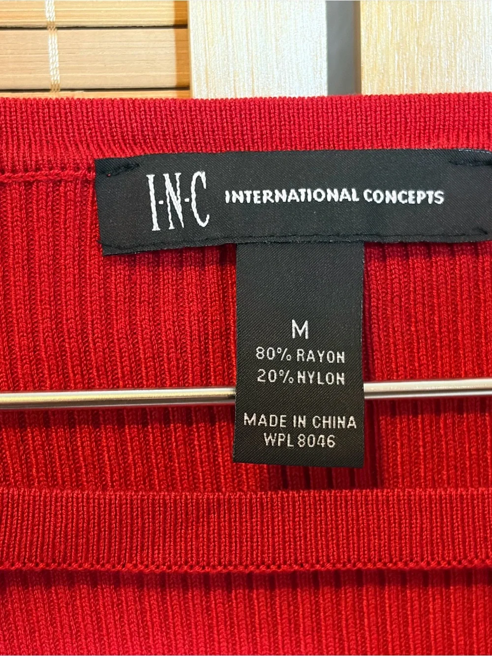 INC International Concepts slim ribbed